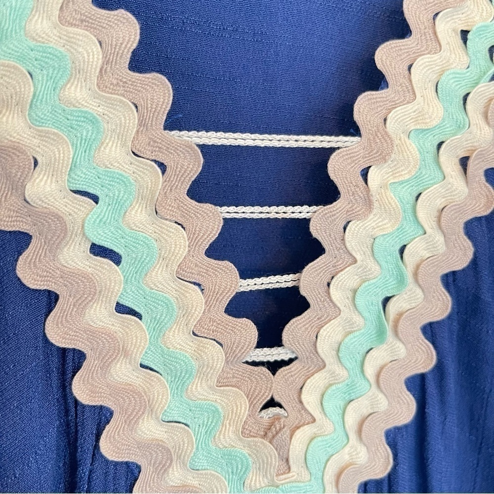 Judith March Anthropologie Boho Statement Sleeves, Embroidered Top, Size M - Picture 6 of 13